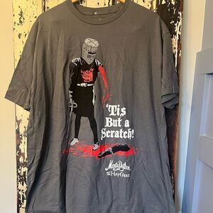 MONTY PYTHON Men’s Black Knight NWOT 
Tis But A Scratch T-shirt XXL.
